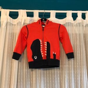 Toddlers Dinosaur Gymboree Zip Up Hoodie 3T